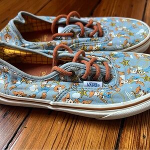 Boy’s Vans Authentic "Woody" sneakers Disney Pixar Toy Story Size 3.5